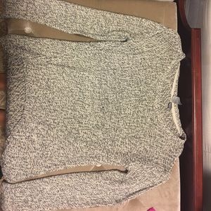 Fall sweater with elbow patches